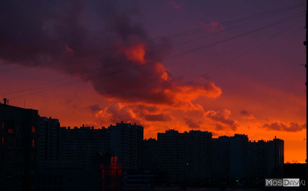 Фото Заката В Городе